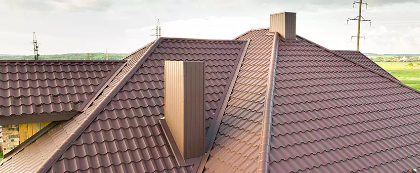Residential Chimney Flashing Restoration in Middletown, NY