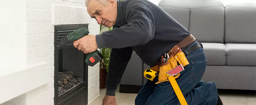 New Indoor Fireplace Installation in Middletown, New York