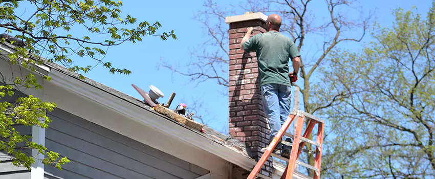 Vinyl and PVC Chimney Flashing Installation in Middletown, NY
